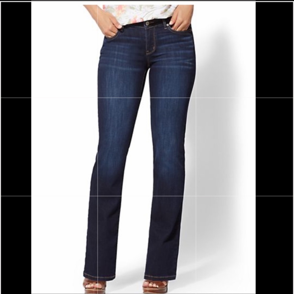 Ny&co curvy bootcut jeans